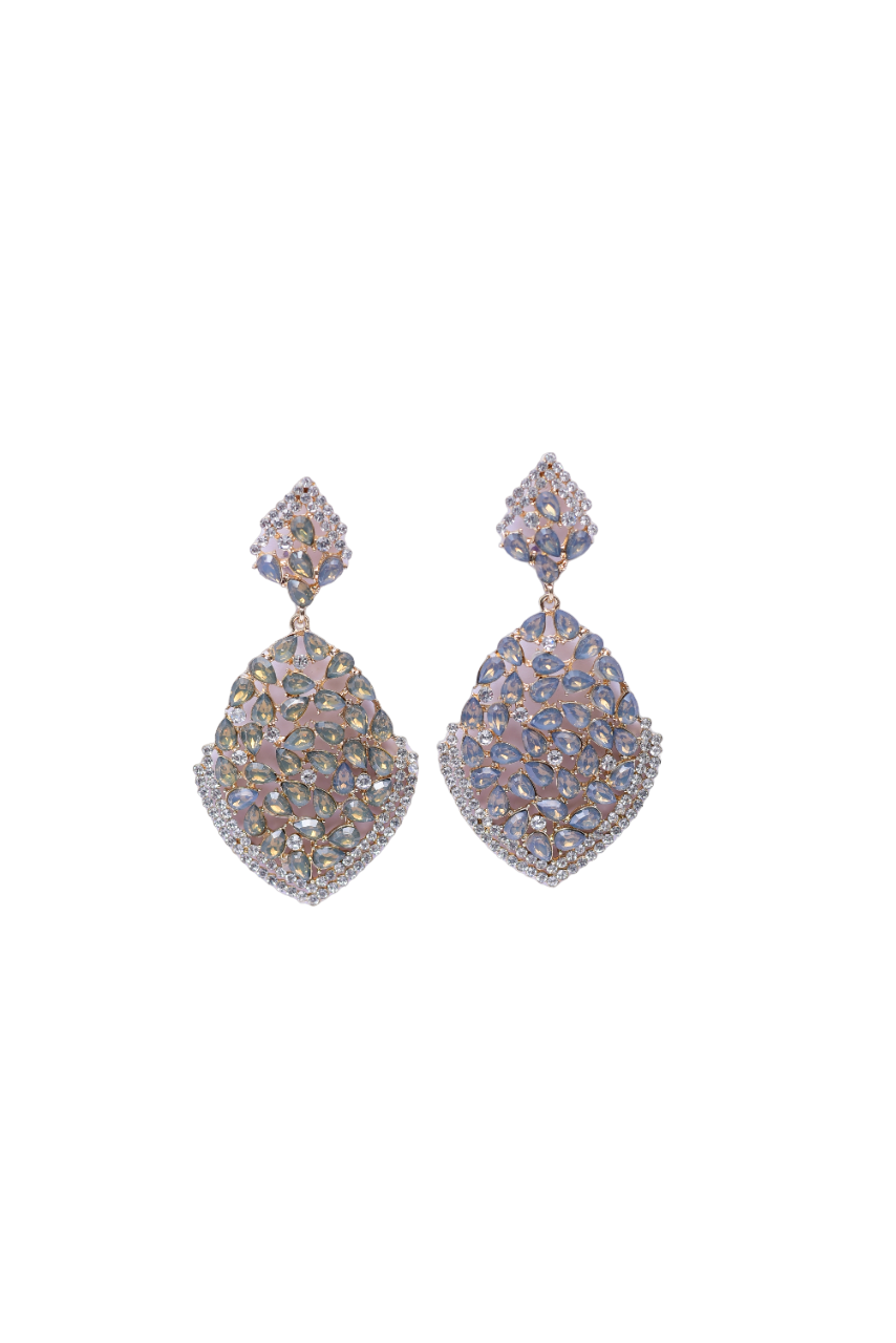 Namokriti Glam Stone-Studded Earrings – Sparkle Boldly at Every Occasion